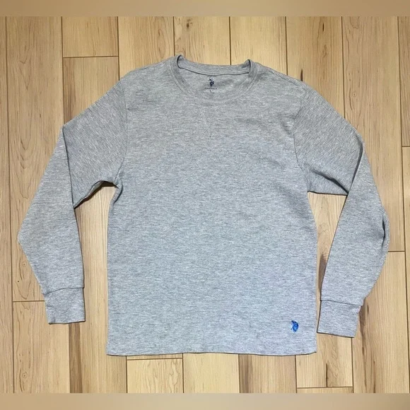 Polo Shirts Us Polo Assn Mens Thermal Waffle Knit